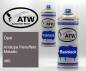 Preview: Opel, Antilope Perleffekt Metallic, 490: 400ml Sprühdose + 400ml Klarlack - Set, von ATW Autoteile West.